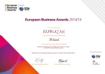 2014 Campeón Nacional, European Business Awards